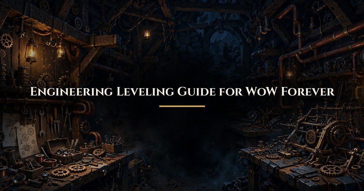 Engineering leveling guide for WoW Forever, levels 1 to 300